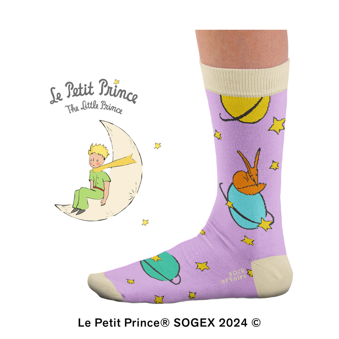 Chaussettes Planètes Violettes, Le Petit Prince
