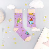 Chaussettes Planètes Violettes, Le Petit Prince