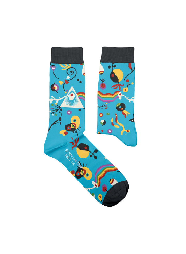 Chaussettes Pink Floyd, Dark Side of the Moon, Bleues - Sock Affairs