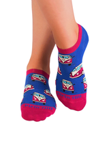 Socquettes Coton Bio Bleues Combi Volkswagen