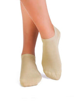 Socquettes en Bambou Unies Beiges