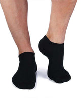 Socquettes en Bambou Unies Noires