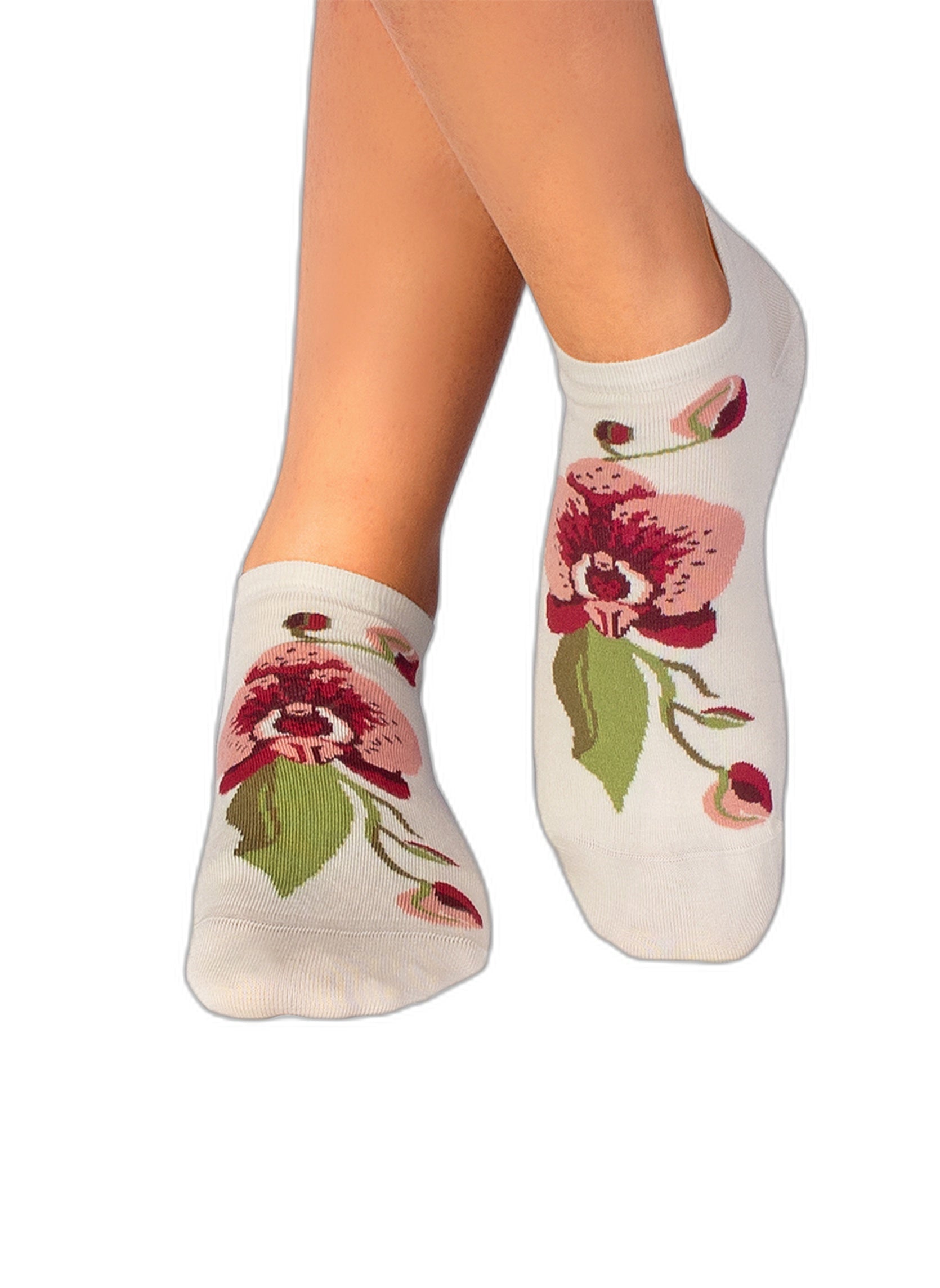 Socquettes en Bambou Orchidée - Packshot