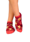 Socquettes Coton Bio Étoiles de Mer - Rouges