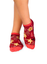 Socquettes Coton Bio Étoiles de Mer - Rouges