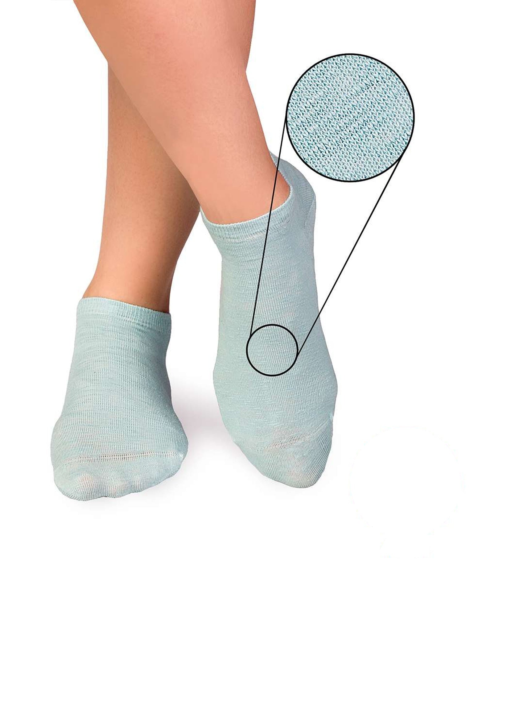 Socquettes en Lin Bleues - Pirin Hill