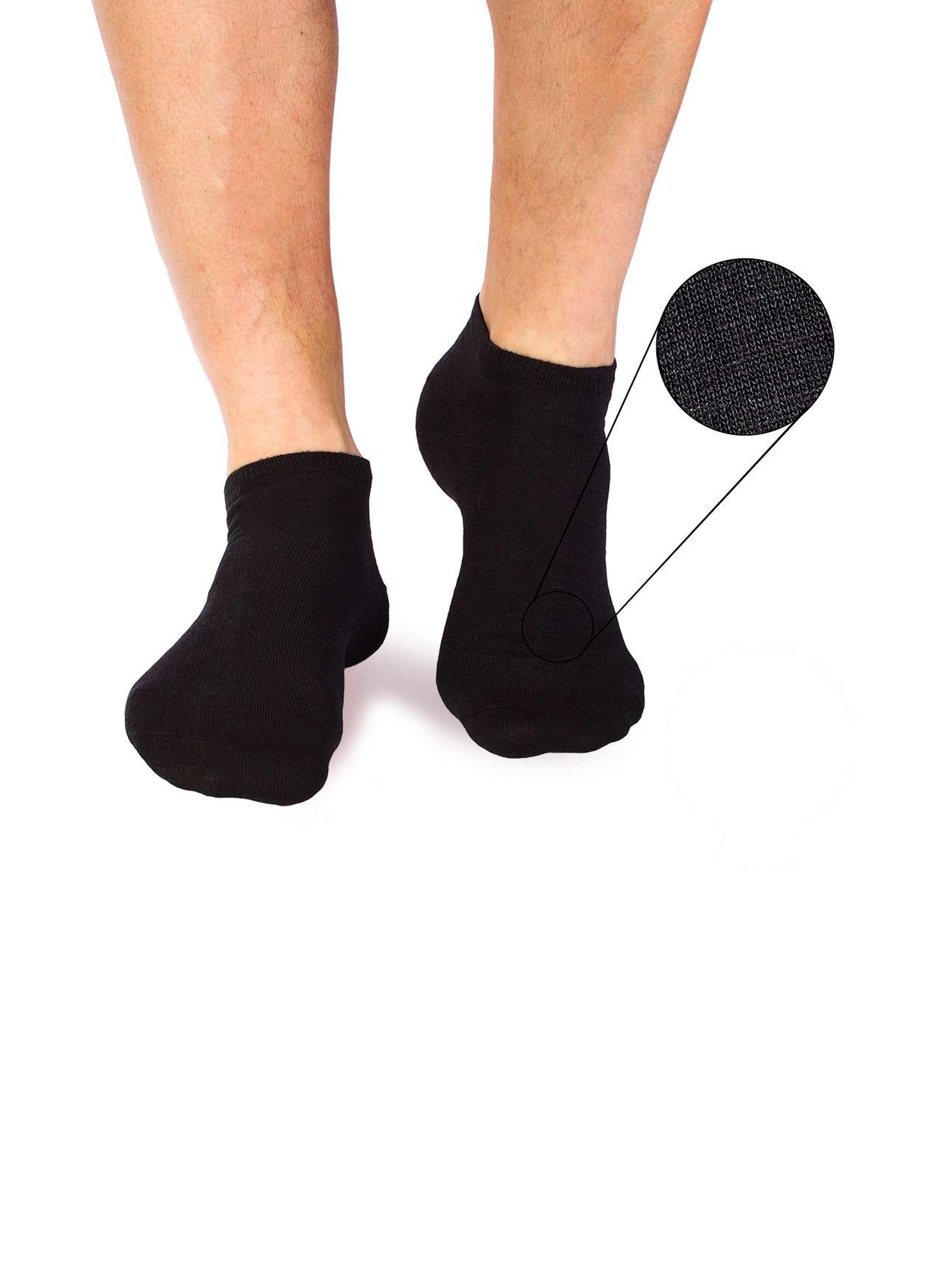 Socquettes en Lin Noires - Pirin Hill