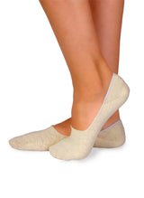 Protège-Pieds en Lin et Coton Unis Beiges
