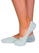Protège-Pieds en Lin et Coton Unis Bleu Clair - Packshot