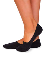 Protège-Pieds en Lin et Coton Unis Noirs