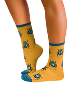 Chaussettes Coton Moutardes Scarabées