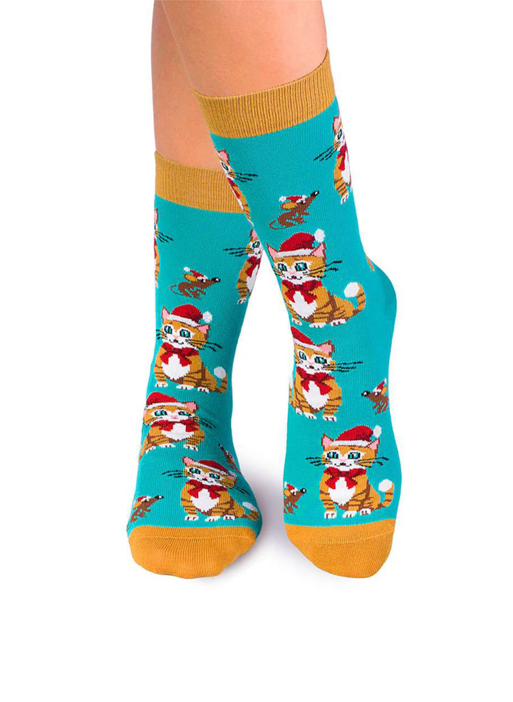 Chaussettes Coton Bio Chats - Pirin Hill
