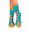 Chaussettes Enfants Coton Bio Chats de Noël