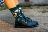 Chaussettes Coton Bio Automne Chouettes