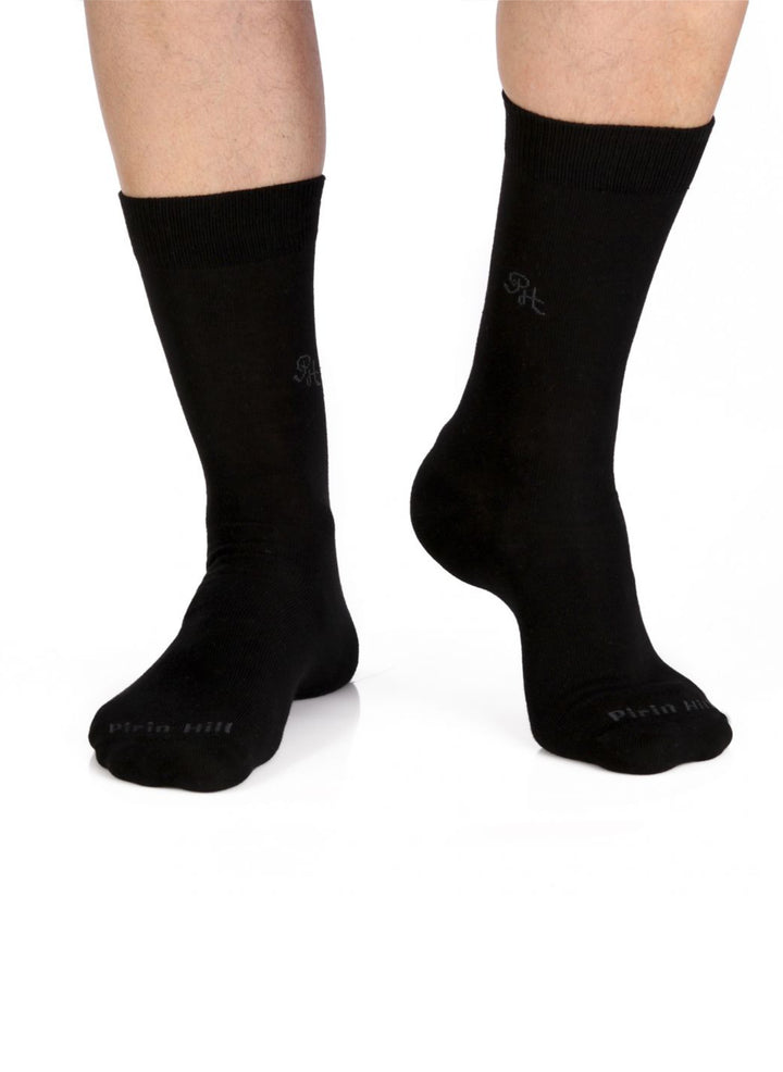 Chaussettes 98% Coton Noires - Pirin Hill
