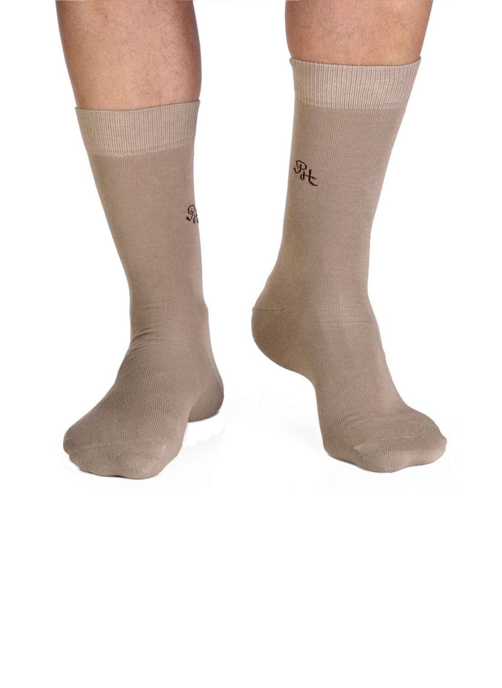 Chaussettes 98% Coton Beiges - Pirin Hill