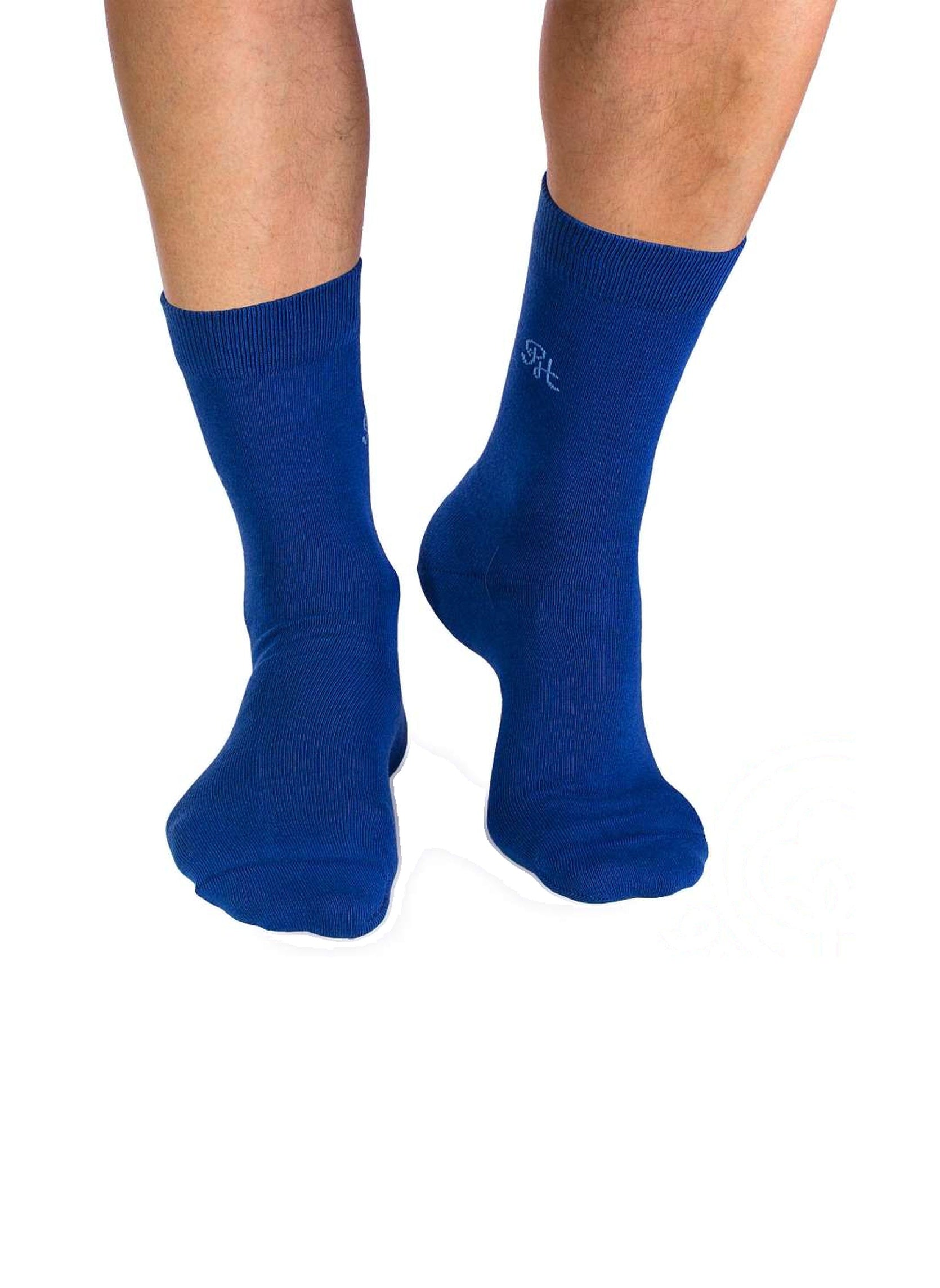 Chaussettes 98% Coton Bleues - Pirin Hill
