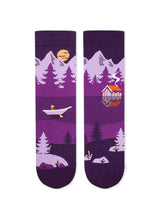 Chaussettes Arty Montagnes - Violet