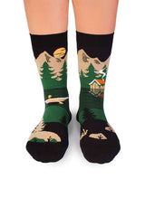 Chaussettes Arty Montagnes - Vert