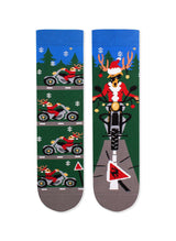 Chaussettes Arty Noël Le Renne Motard
