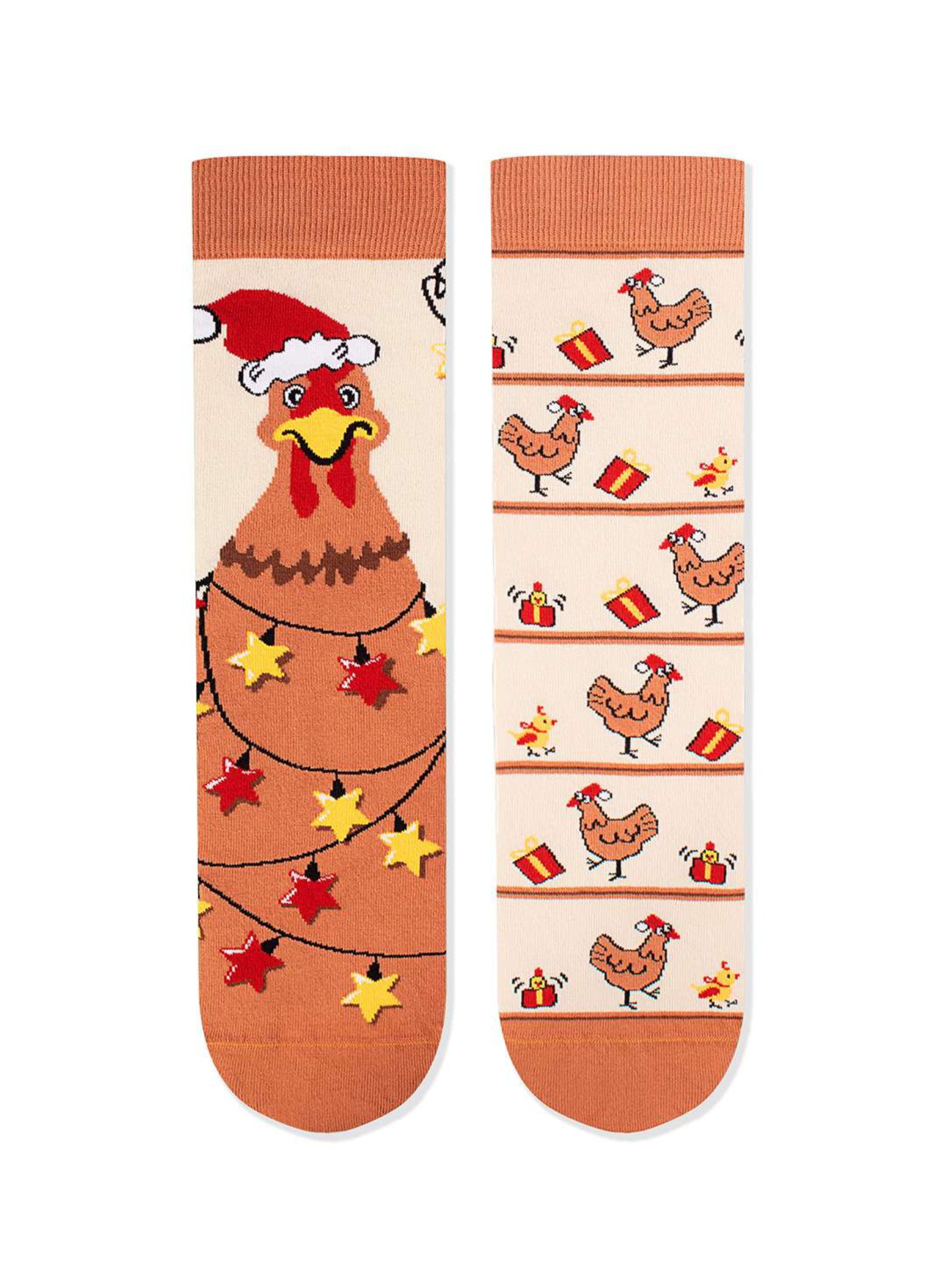 Chaussettes Arty Noël Poulet Des Fêtes