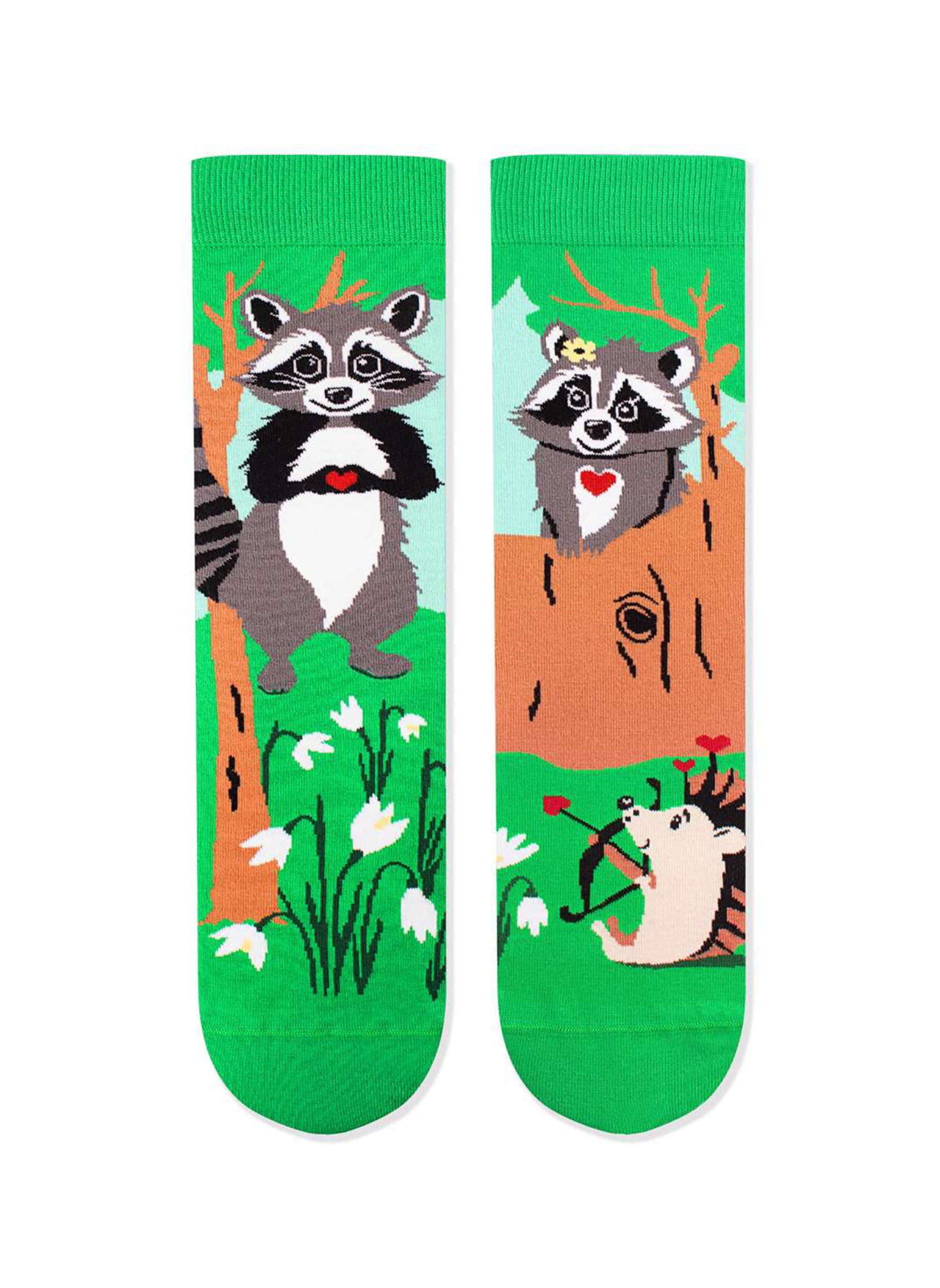 Chaussettes Enfants Arty Ratons Laveurs Amoureux