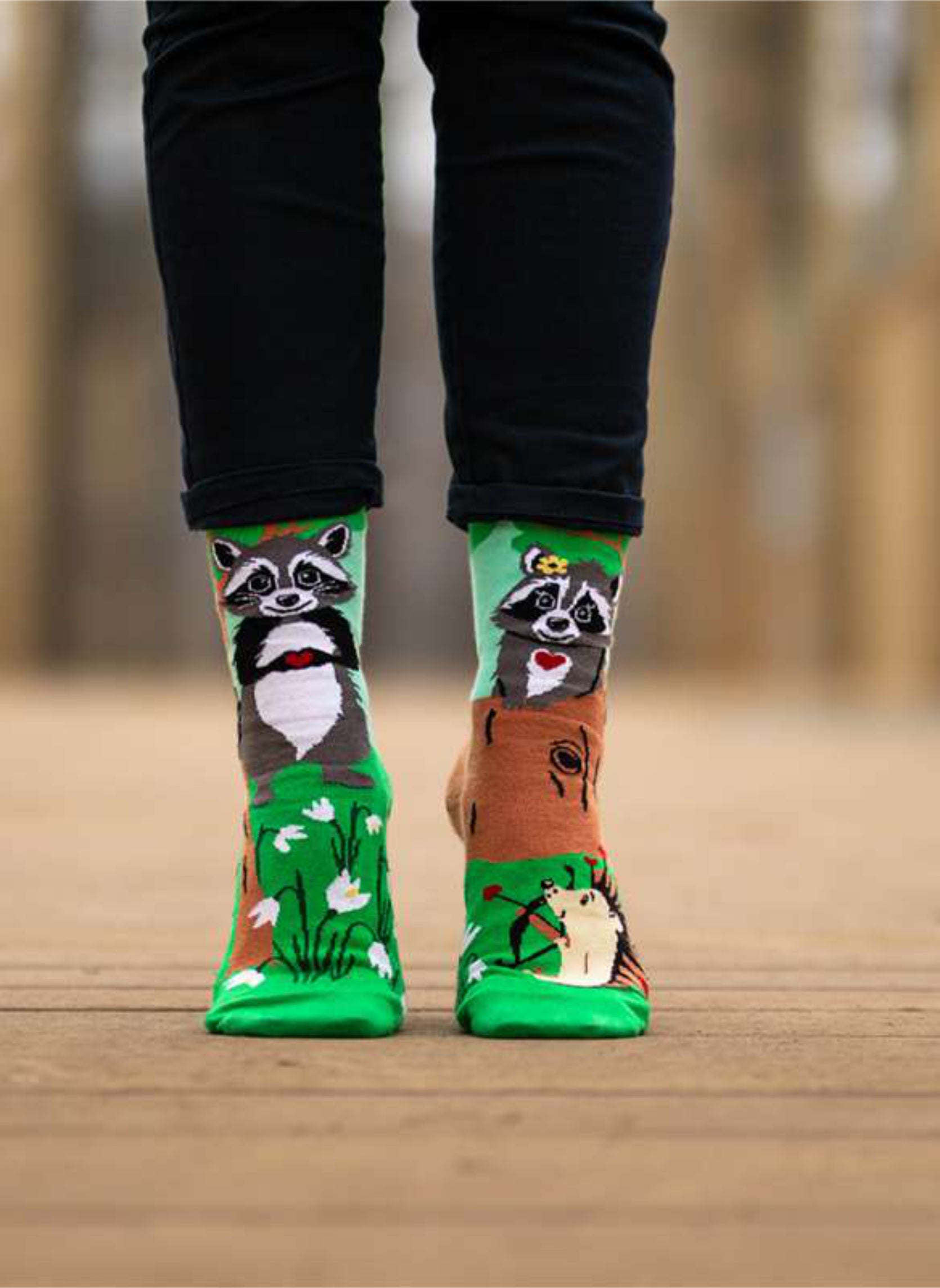 Chaussettes Enfants Arty Ratons Laveurs Amoureux