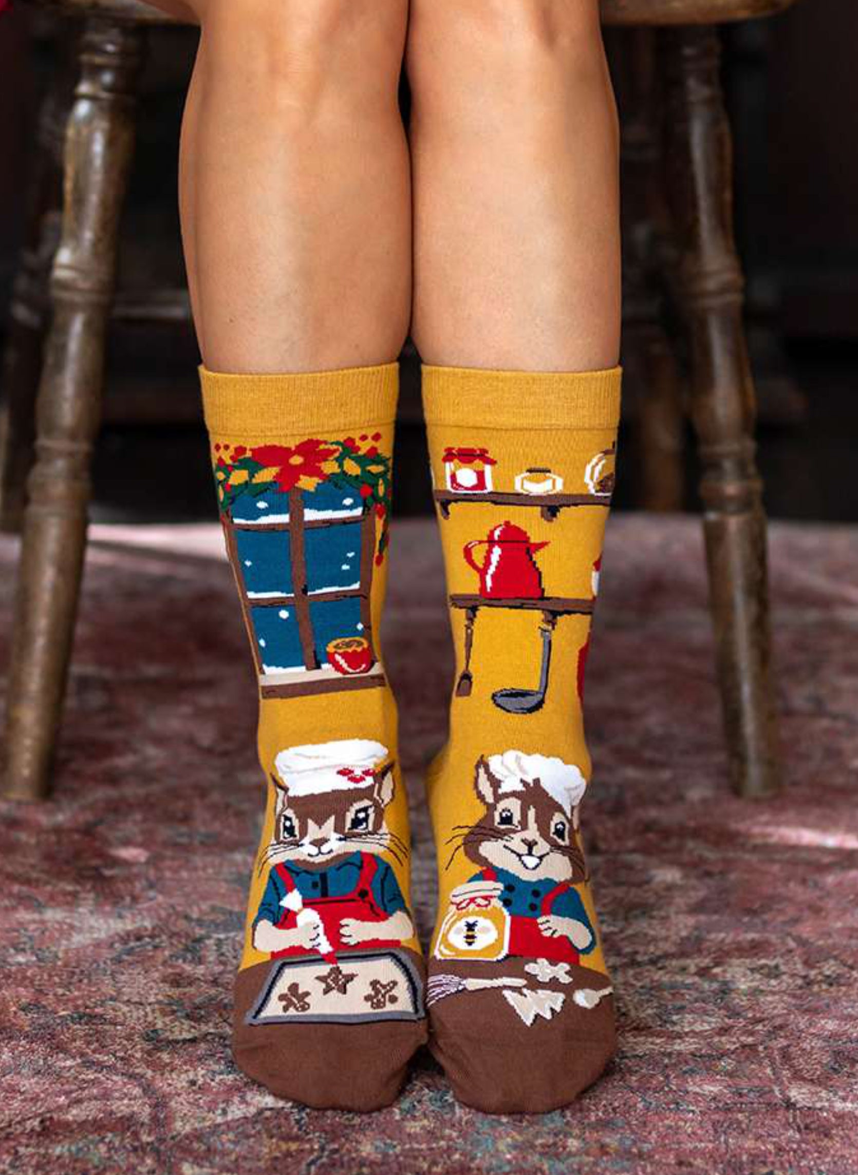 Chaussettes Arty Noël Les Écureuils