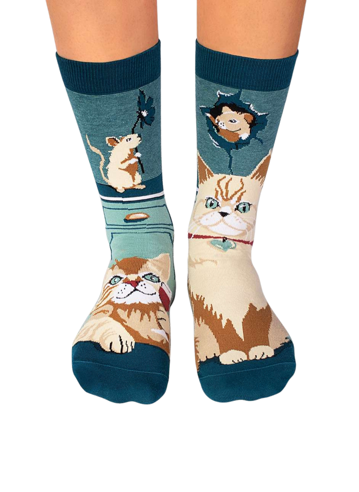 Chaussettes Arty Chats & Souris - Pirin Hill