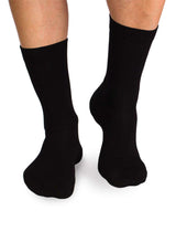 Chaussettes en Bambou Unies Noir