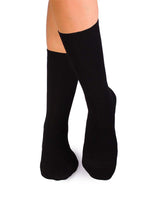 Chaussettes en Bambou Unies Noir
