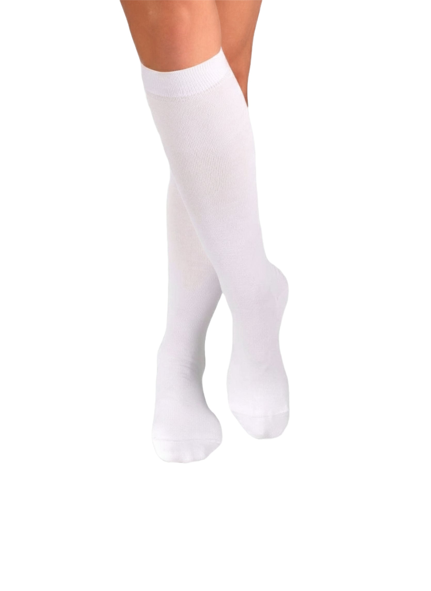 Chaussettes en Bambou Haut-Mollet - Blanc