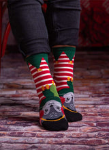 Chaussettes en Bambou Noël Souris