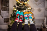 Chaussettes Enfants en Bambou Noël Lapin