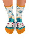 Chaussettes en Bambou Noël Lapin