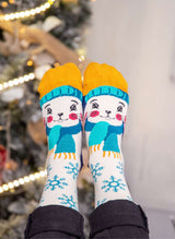 Chaussettes Enfants en Bambou Noël Lapin