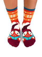 Chaussettes en Bambou Noël Renard