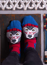 Chaussettes Enfants en Bambou Noël Loup