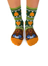 Chaussettes Enfants en Bambou Noël Ours