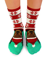 Chaussettes en Bambou Noël Rudolph le Renne