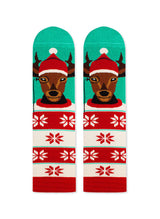 Chaussettes Enfants en Bambou Noël Rudolph le Renne