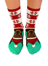 Chaussettes en Bambou Noël Rudolph le Renne