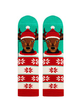 Chaussettes en Bambou Noël Rudolph le Renne