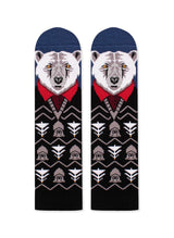 Chaussettes en Bambou Noël Ours Polaire