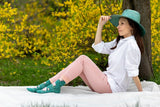Chaussettes en Bambou Lotus - Photo portée