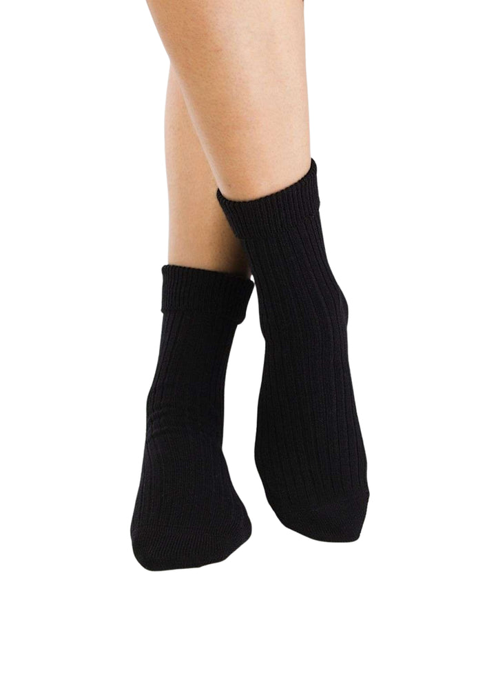 Chaussettes Laine Mérinos Épaisses - Noir - Pirin Hill