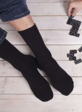 Chaussettes Laine Mérinos Épaisses - Noir
