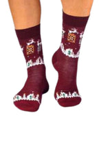 Chaussettes Laine Mérinos Cadeaux Bordeaux