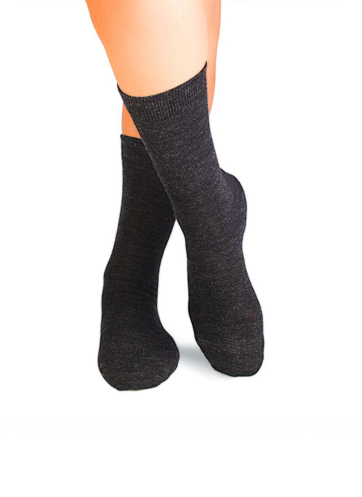 Chaussettes Laine Mérinos & Coton Anthracites - Pirin Hill