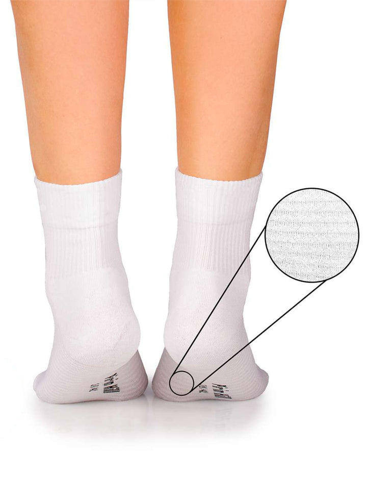 Chaussettes Courtes Active Day Unies Blanches - Pirin Hill